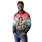 Wangari Maathai Long Sleeve Polo Shirt Kenyan Flag Watercolor Style - Environmental Quote Planting Trees Tribute Eco-Activism - African Pride