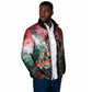 Wangari Maathai Padded Jacket Kenyan Flag Watercolor Style - Environmental Quote Planting Trees Tribute Eco-Activism - African Pride