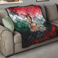 Wangari Maathai Quilt Kenyan Flag Watercolor Style - Environmental Quote Planting Trees Tribute Eco-Activism - African Pride