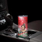Wangari Maathai Skinny Tumbler Kenyan Flag Watercolor Style - Environmental Quote Planting Trees Tribute Eco-Activism - African Pride