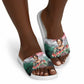 Wangari Maathai Slide Sandals Kenyan Flag Watercolor Style - Environmental Quote Planting Trees Tribute Eco-Activism - African Pride