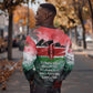 Wangari Maathai Sweatshirt Kenyan Flag Watercolor Style - Environmental Quote Planting Trees Tribute Eco-Activism - African Pride