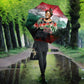 Wangari Maathai Umbrella Kenyan Flag Watercolor Style - Environmental Quote Planting Trees Tribute Eco-Activism - African Pride