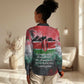 Wangari Maathai Women Casual Shirt Kenyan Flag Watercolor Style - Environmental Quote Planting Trees Tribute Eco-Activism - African Pride
