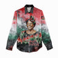Wangari Maathai Women Casual Shirt Kenyan Flag Watercolor Style - Environmental Quote Planting Trees Tribute Eco-Activism - African Pride