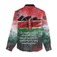 Wangari Maathai Women Casual Shirt Kenyan Flag Watercolor Style - Environmental Quote Planting Trees Tribute Eco-Activism - African Pride