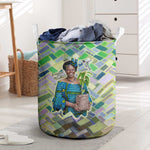 Wangari Maathai Laundry Basket Hummingbird Quote Tree Planting Theme Environmental Justice Tribute - African Pride