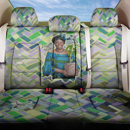 Wangari Maathai Back Car Seat Cover Hummingbird Quote Tree Planting Theme Environmental Justice Tribute - African Pride