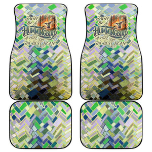 Wangari Maathai Car Mats Hummingbird Quote Tree Planting Theme Environmental Justice Tribute - African Pride