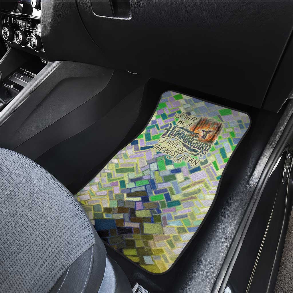 Wangari Maathai Car Mats Hummingbird Quote Tree Planting Theme Environmental Justice Tribute - African Pride