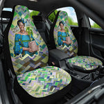 Wangari Maathai Car Seat Cover Hummingbird Quote Tree Planting Theme Environmental Justice Tribute - African Pride
