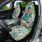 Wangari Maathai Car Seat Cover Hummingbird Quote Tree Planting Theme Environmental Justice Tribute - African Pride
