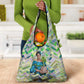 Wangari Maathai Grocery Bag Hummingbird Quote Tree Planting Theme Environmental Justice Tribute - African Pride