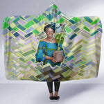 Wangari Maathai Hooded Blanket Hummingbird Quote Tree Planting Theme Environmental Justice Tribute - African Pride