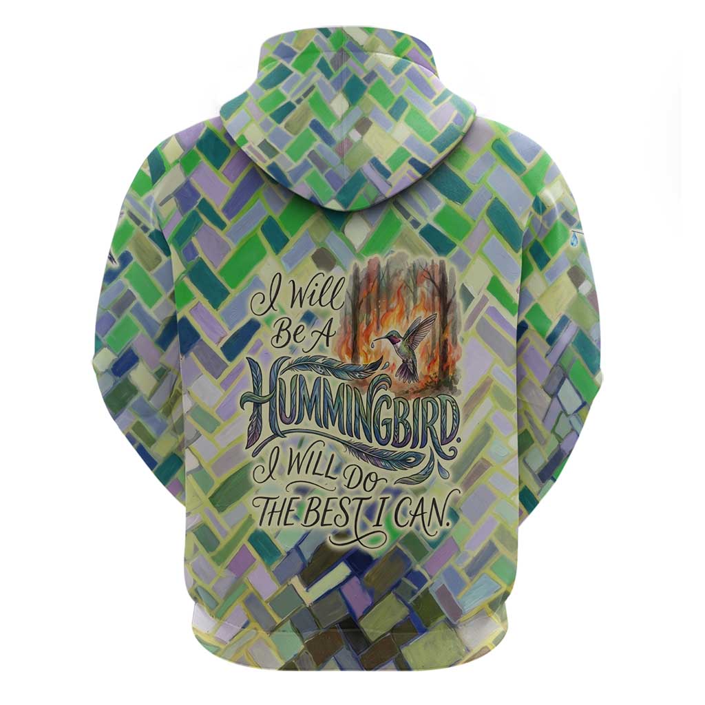 Wangari Maathai Hoodie Hummingbird Quote Tree Planting Theme Environmental Justice Tribute - African Pride