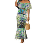 Wangari Maathai Mermaid Dress Hummingbird Quote Tree Planting Theme Environmental Justice Tribute - African Pride