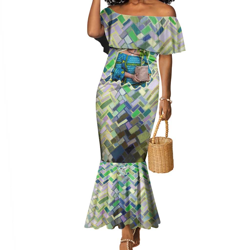 Wangari Maathai Mermaid Dress Hummingbird Quote Tree Planting Theme Environmental Justice Tribute - African Pride