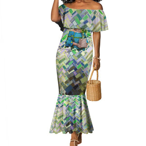 Wangari Maathai Mermaid Dress Hummingbird Quote Tree Planting Theme Environmental Justice Tribute - African Pride