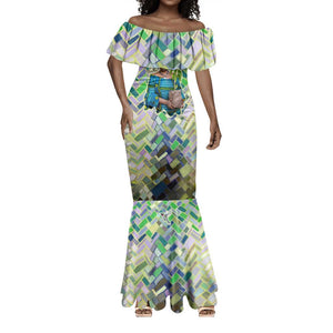 Wangari Maathai Mermaid Dress Hummingbird Quote Tree Planting Theme Environmental Justice Tribute - African Pride