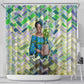 Wangari Maathai Shower Curtain Hummingbird Quote Tree Planting Theme Environmental Justice Tribute - African Pride