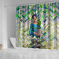 Wangari Maathai Shower Curtain Hummingbird Quote Tree Planting Theme Environmental Justice Tribute - African Pride