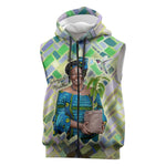 Wangari Maathai Sleeveless Zip Hoodie Hummingbird Quote Tree Planting Theme Environmental Justice Tribute - African Pride
