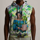 Wangari Maathai Sleeveless Zip Hoodie Hummingbird Quote Tree Planting Theme Environmental Justice Tribute - African Pride