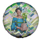 Wangari Maathai Spare Tire Cover Hummingbird Quote Tree Planting Theme Environmental Justice Tribute - African Pride
