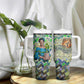 Wangari Maathai Tumbler With Handle Hummingbird Quote Tree Planting Theme Environmental Justice Tribute - African Pride
