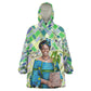 Wangari Maathai Wearable Blanket Hoodie Hummingbird Quote Tree Planting Theme Environmental Justice Tribute - African Pride