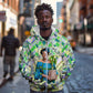 Wangari Maathai Zip Hoodie Hummingbird Quote Tree Planting Theme Environmental Justice Tribute - African Pride