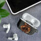 Queen Nzinga AirPods Case Fierce African Warrior Queen - Dark Tribal Fire Art - African Pride