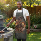 Queen Nzinga Apron Fierce African Warrior Queen - Dark Tribal Fire Art - African Pride