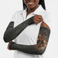 Queen Nzinga Arm Sleeves Fierce African Warrior Queen - Dark Tribal Fire Art - African Pride