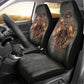 Queen Nzinga Car Seat Cover Fierce African Warrior Queen - Dark Tribal Fire Art - African Pride