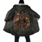 Queen Nzinga Cloak Fierce African Warrior Queen - Dark Tribal Fire Art - African Pride