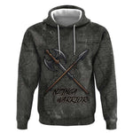 Queen Nzinga Hoodie Fierce African Warrior Queen - Dark Tribal Fire Art - African Pride