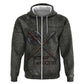 Queen Nzinga Hoodie Fierce African Warrior Queen - Dark Tribal Fire Art - African Pride