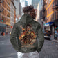 Queen Nzinga Hoodie Fierce African Warrior Queen - Dark Tribal Fire Art - African Pride