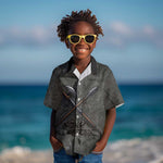 Queen Nzinga Kid Hawaiian Shirt Fierce African Warrior Queen - Dark Tribal Fire Art - African Pride