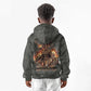 Queen Nzinga Kid Hoodie Fierce African Warrior Queen - Dark Tribal Fire Art - African Pride