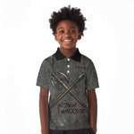 Queen Nzinga Kid Polo Shirt Fierce African Warrior Queen - Dark Tribal Fire Art - African Pride