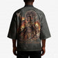 Queen Nzinga Kimono Fierce African Warrior Queen - Dark Tribal Fire Art - African Pride