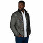 Queen Nzinga Padded Jacket Fierce African Warrior Queen - Dark Tribal Fire Art - African Pride