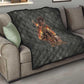 Queen Nzinga Quilt Fierce African Warrior Queen - Dark Tribal Fire Art - African Pride