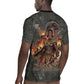 Queen Nzinga Rugby Jersey Fierce African Warrior Queen - Dark Tribal Fire Art - African Pride
