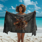Queen Nzinga Sarong Fierce African Warrior Queen - Dark Tribal Fire Art - African Pride