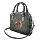 Queen Nzinga Shoulder Handbag Fierce African Warrior Queen - Dark Tribal Fire Art - African Pride