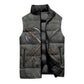 Queen Nzinga Sleeveless Puffer Jacket Fierce African Warrior Queen - Dark Tribal Fire Art - African Pride
