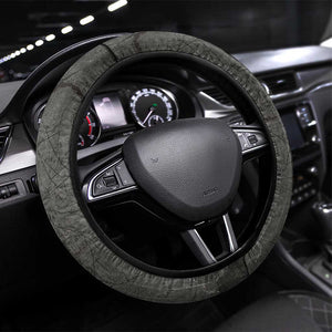 Queen Nzinga Steering Wheel Cover Fierce African Warrior Queen - Dark Tribal Fire Art - African Pride
